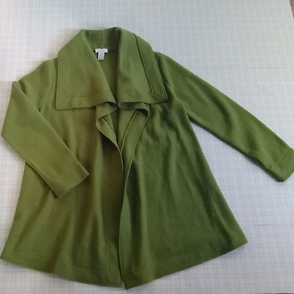 Chico's Shuag 100% Wool Cardigan size 0 (S 4) - Picture 4 of 7